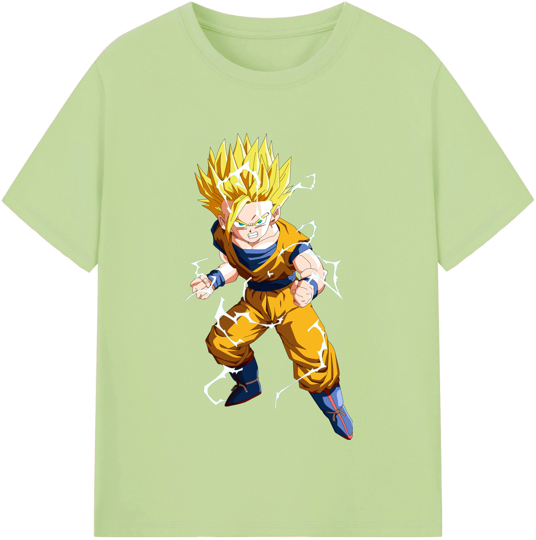 （画像用） ドラゴンボール 孫 悟飯（そんごはん）DRAGON BALL Son Gohan 綿100％半袖Tシャツ（フロントプリント）